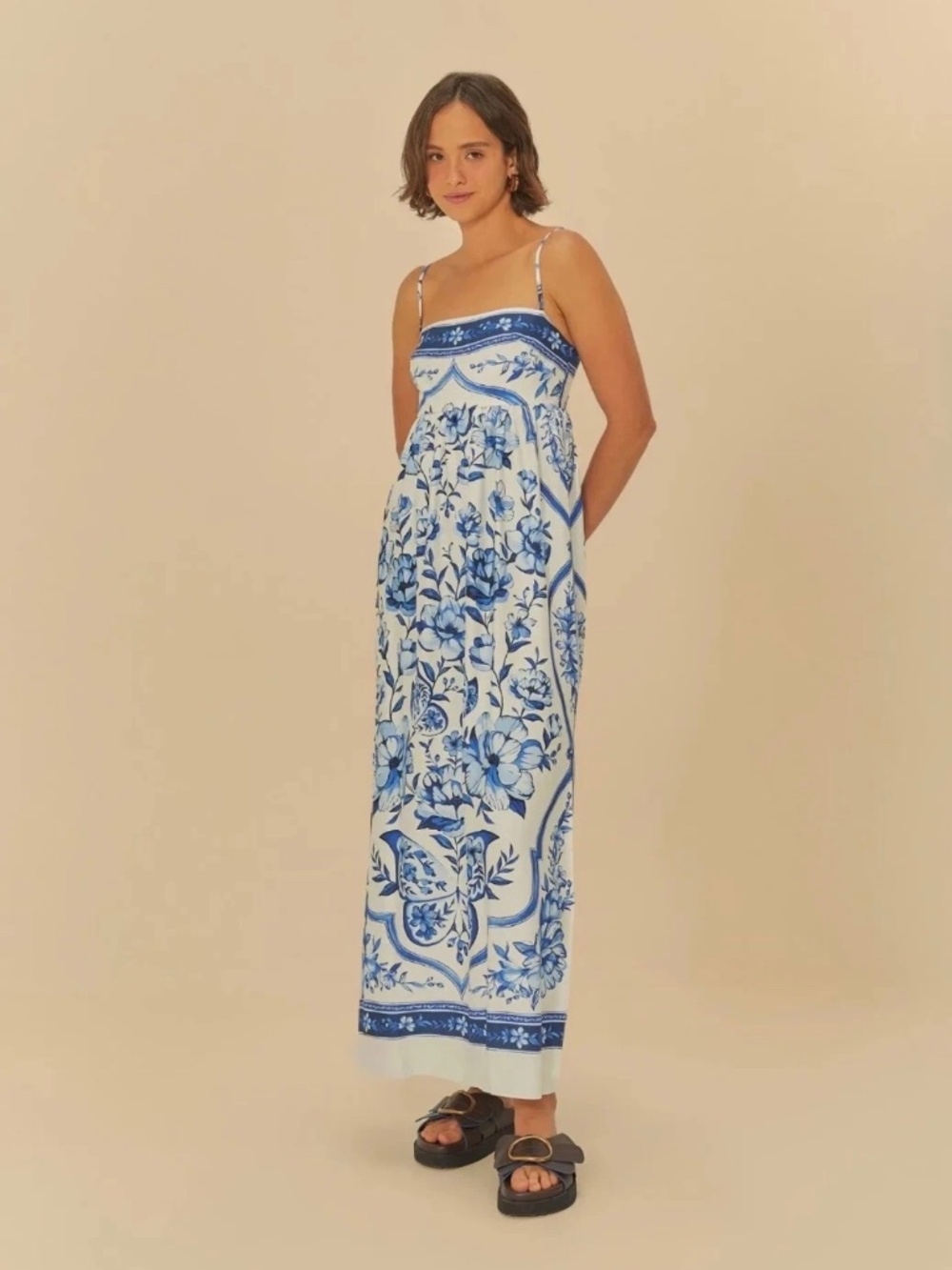 New Farm Rio Dress With Tags Size Extra Large Bx278 4/6 js - Picture 1 of 4